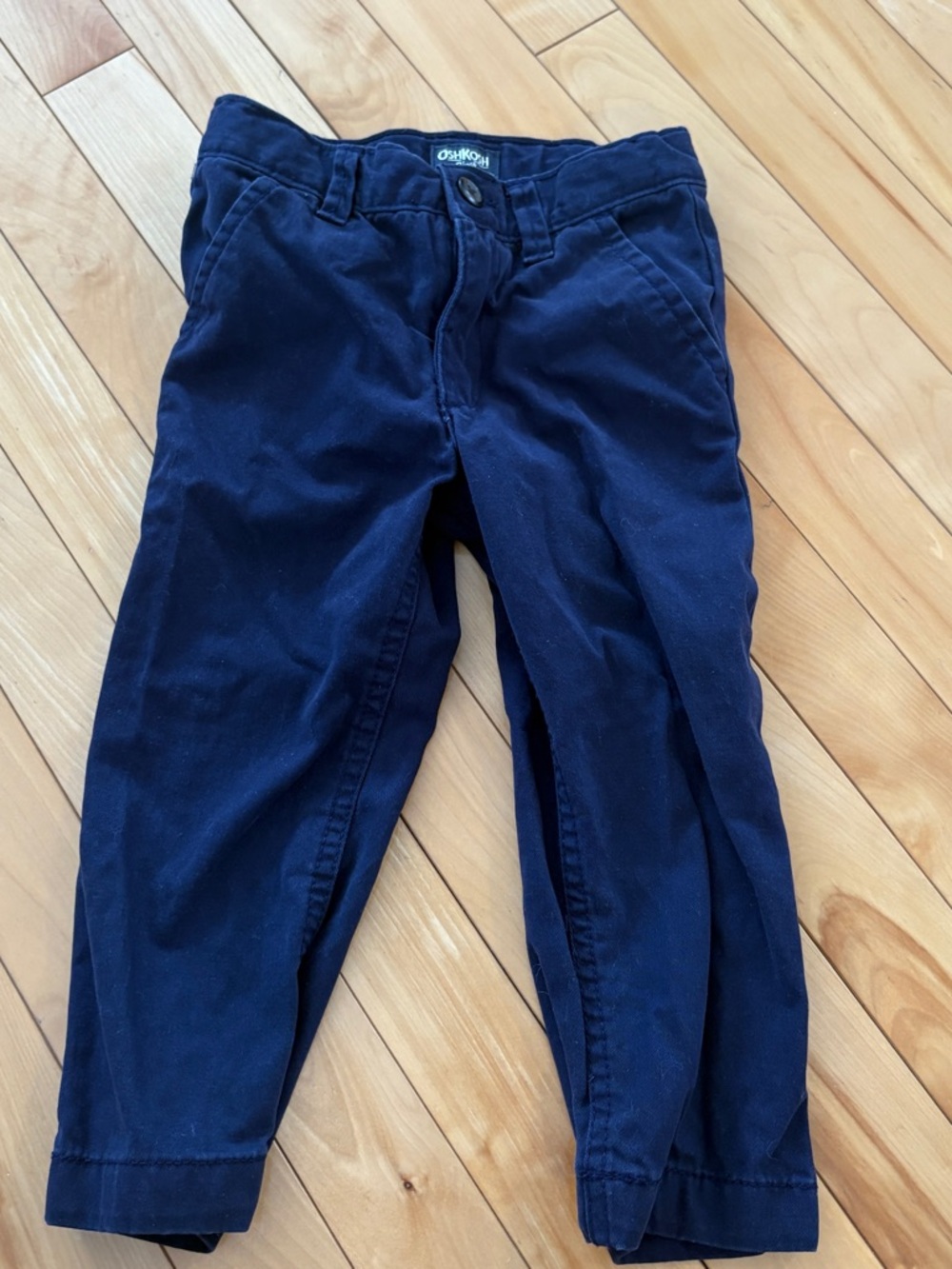 OshKosh B'Gosh Chino Uniform Pants Navy Blue Size 3T